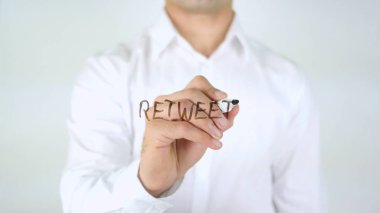 Retweet, dostum camın üzerine yazma