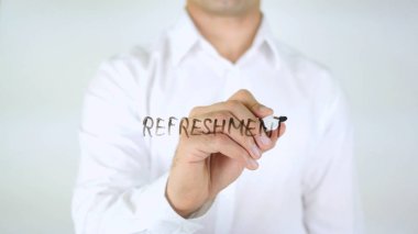 Ferahlık, adam cam üzerine yazma