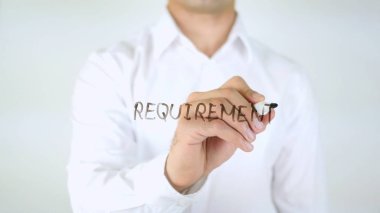 Gereksinim, adam cam üzerine yazma