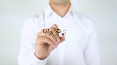 Kurallar, dostum camın üzerine yazma