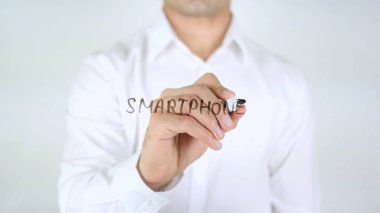 Smartphone, adam cam üzerine yazma