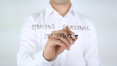 Kişisel bilgilerini çalmak, cam üzerine yazma dostum