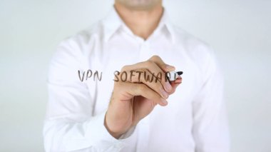 VPN yazılımı, adam cam üzerine yazma