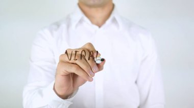 Viral, adam cam üzerine yazma