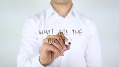 Kurallar nedir?, adam cam üzerine yazma