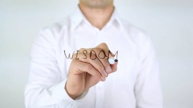 Bilgelik, adam cam üzerine yazma