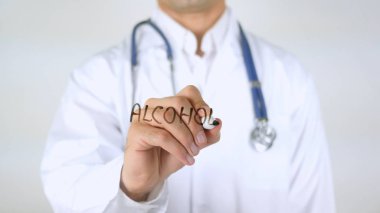 Alkol, Doktor cam üzerine yazma