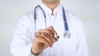 Hasta, Doktor cam üzerine yazma