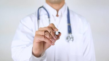 Grip, Doktor cam üzerine yazma