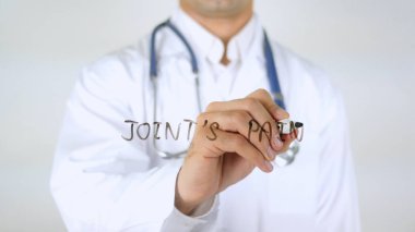 Ağrı, eklem doktor cam üzerine yazma