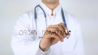 Organ bağışı, Doktor cam üzerine yazma