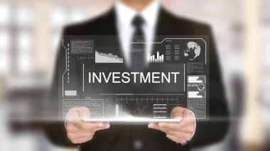 Yatırım, Hologramın futuristik bir arayüze, sanal gerçeklik artar