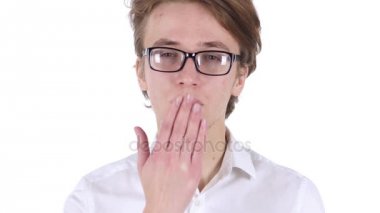 Uçan öpücük hareketi adam gözlüklü, aşk tarafından