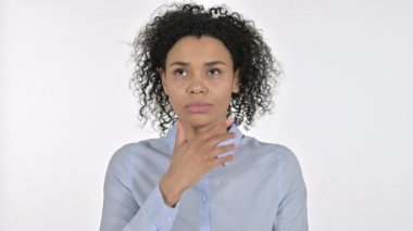 Portrait of Thoughtful Young African Woman Thinking and getting Idea
