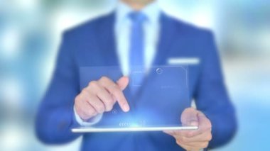 Hırs, Sanal Gerçeklik kavramına sahip iş adamı