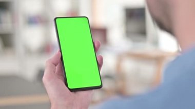 Yeşil Akıllı Telefon Ekranı, Chroma anahtarı kullanılıyor