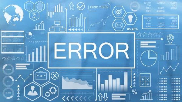 Error, tipografía animada — Foto de Stock