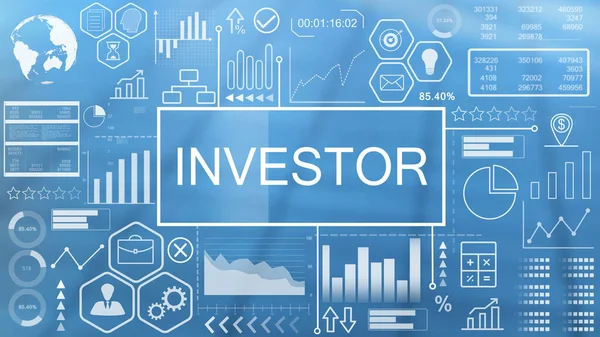 Investor, Animated Typography — Stock Photo, Image