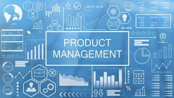 Product Management, Animated Typography — Stock Photo, Image