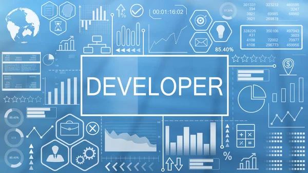 Developer, Animated Typography — Stock Photo, Image