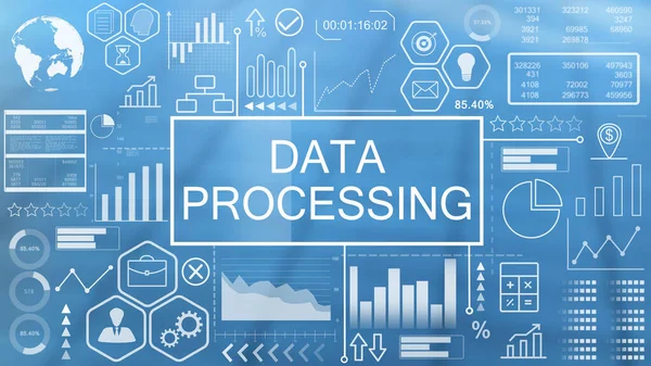 Base de datos, Tipografía animada — Foto de Stock