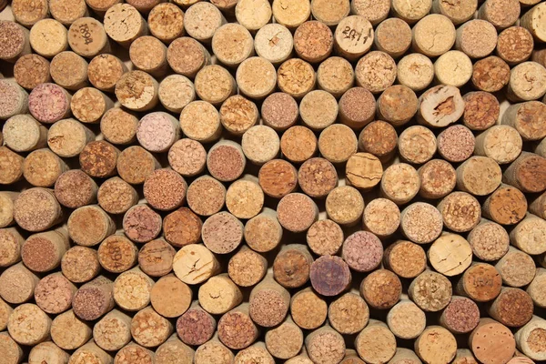 Collection of used wine corks — Stock Photo, Image