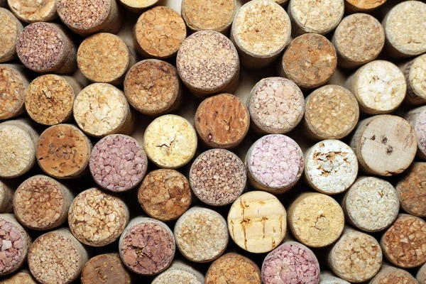 多くの異なるワインのコルク栓 — ストック写真