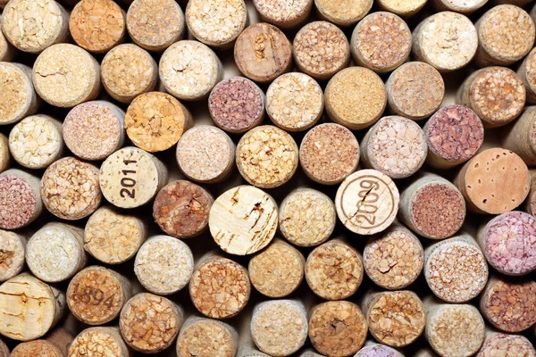 Fondo de corchos de vino usados — Foto de Stock