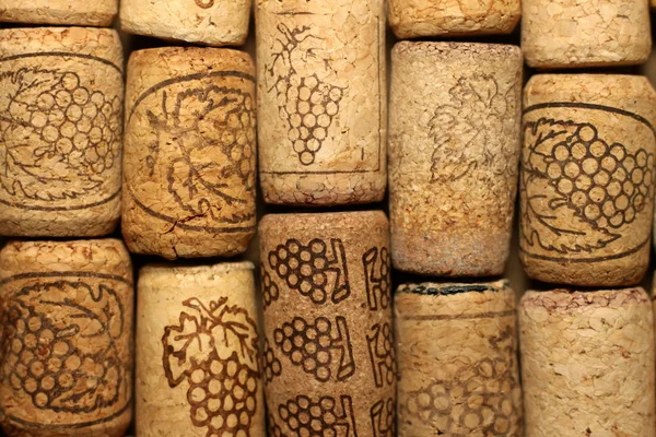 Wine corks background — Stock Photo, Image