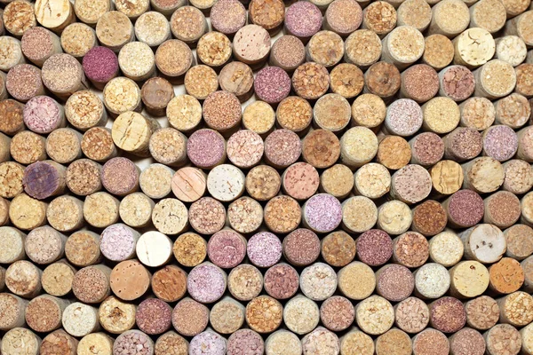 Rolhas de vinho fundo horizontal — Fotografia de Stock