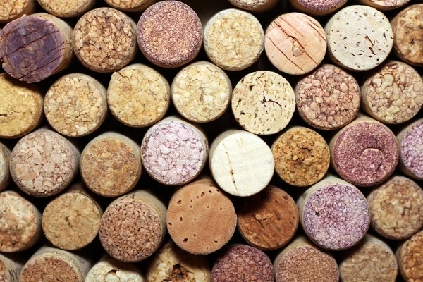 Wine corks background horizontal — Stock Photo, Image