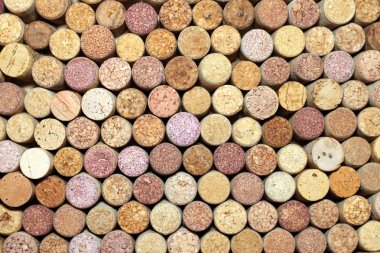 Şarap mantarlar arka plan yatay