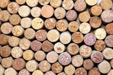 Şarap mantarlar arka plan yatay