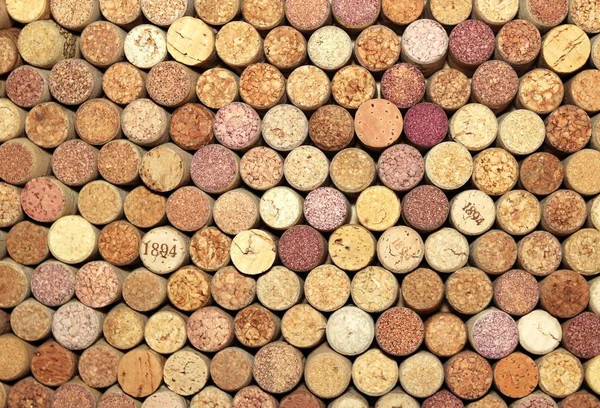 Eski Şarap Mantarlarının Soyut Arkaplanı — Stok fotoğraf