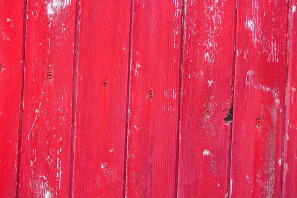 Fundo Vintage Vermelho Pintado Espalhado Velhas Tábuas Madeira — Fotografia de Stock