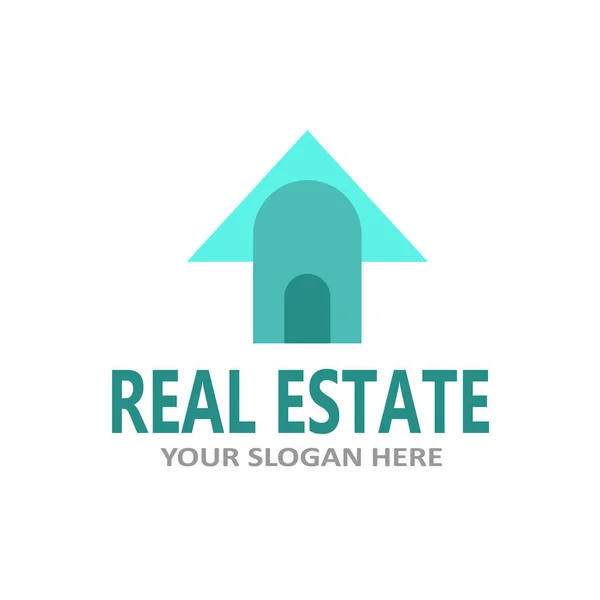 Real estate and housing home simple logo — Stock Photo, Image