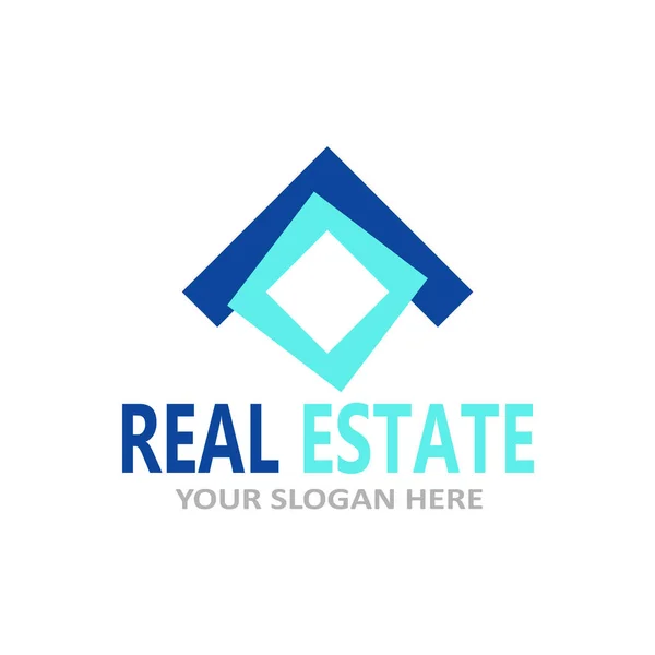 Real estate and housing home simple logo — Stock Photo, Image