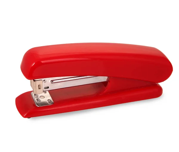Red office stapler — Stock Photo, Image