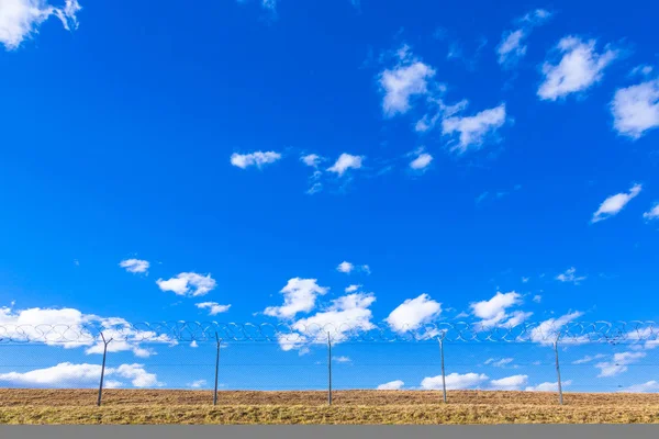 Cerca larga en un día soleado —  Fotos de Stock