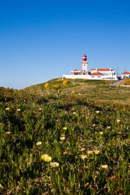 Manzaralı deniz feneri Cabo da roca