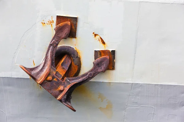 Old anchor on ship — Stock Photo, Image