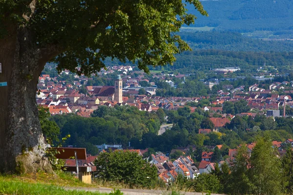Stadt Nürtingen im Süden Deutschlands — Stockfoto