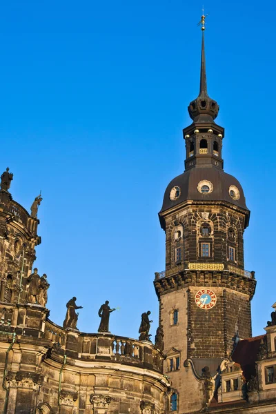 Dettaglio della Hofkirche a Dresda — Foto Stock