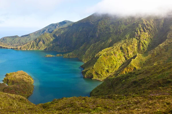 Lagoa yapmak fogo vulcan Gölü ayrıntılı