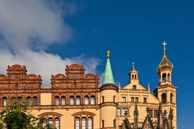 castle Schwerin in detail