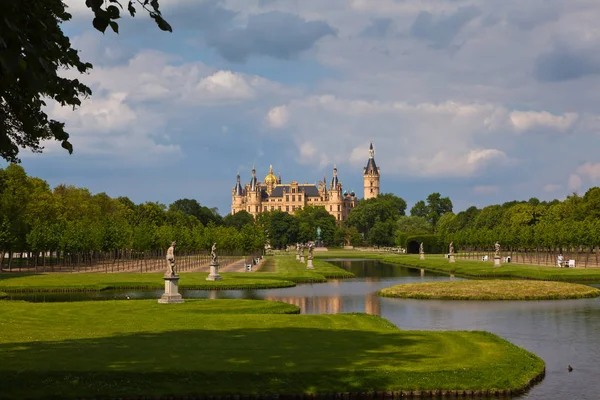 Castillo Schwerin en Alemania — Foto de Stock