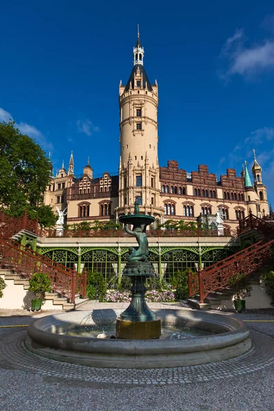 Torre del castello di Schwerin — Foto Stock