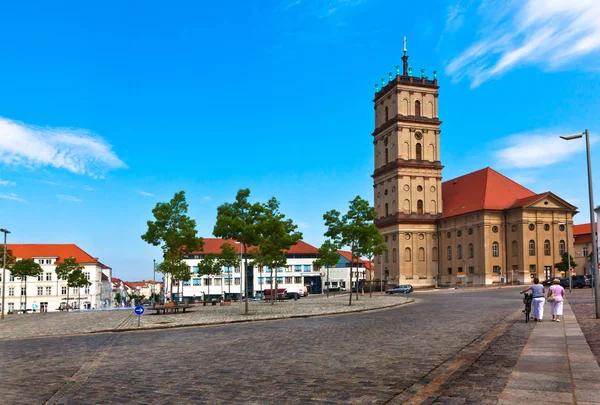 Rynek miasta Neustelitz — Zdjęcie stockowe