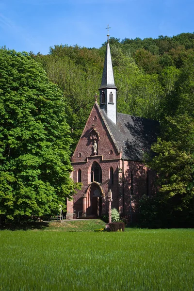 bir ormandaki küçük doğal Şapel