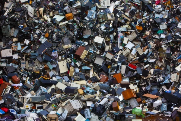 Recycling old computer junk — Stock Photo, Image